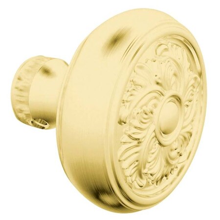 Baldwin K005 Knob Satin Brass with Brown Door Knobs Satin Brass with Brown K005.060.MR