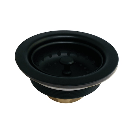 Kingston Brass Stainless Steel, Kitchen Sink Basket Strainer, Kitchen Sink Basket Strainer K111BMB