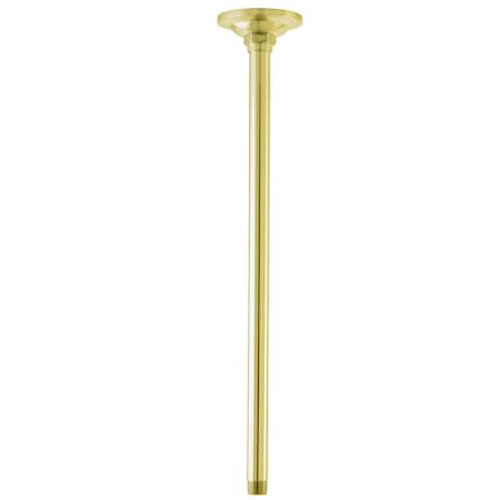 Kingston Brass Shower Arms and Flange Polished Brass, Ceiling Mount K217A2