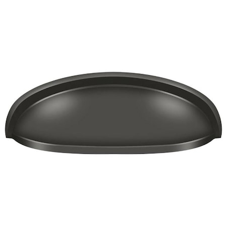 Deltana Elongated Shell Pull 4-1/2" Oil Rubbed Bronze K407U10B