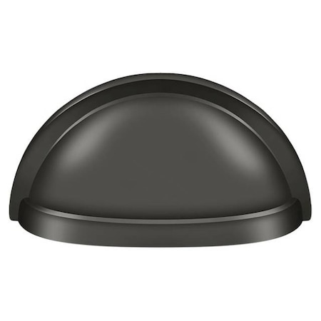 Deltana Oval Shell Handle Pull 3-1/2" Oil Rubbed Bronze K43U10B