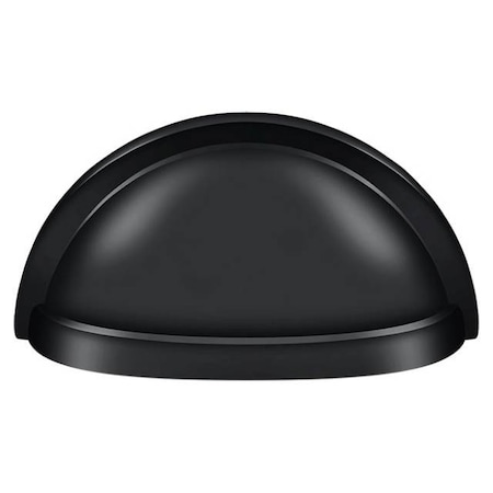 Deltana Oval Shell Handle Pull 3-1/2" Black K43U19