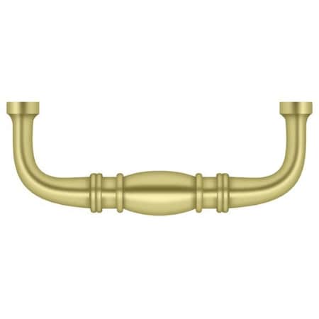 Deltana Colonial Wire Pull, 3" Bright Brass K4473U3