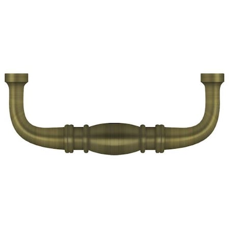 Deltana Colonial Wire Pull, 3" Antique Brass K4473U5