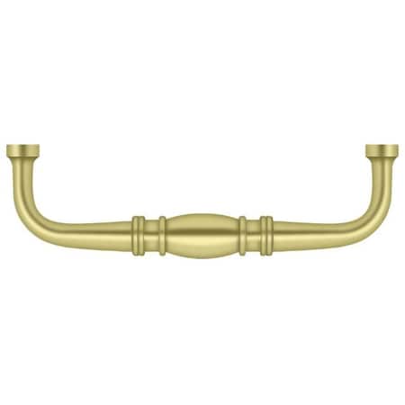 Deltana Colonial Wire Pull, 4" Bright Brass K4474U3