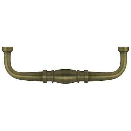 Deltana Colonial Wire Pull, 4" Antique Brass K4474U5