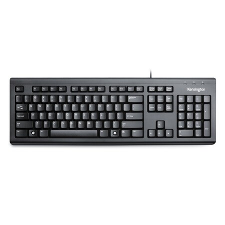 Kensington Keyboard. Spill Proof. Black K64370A
