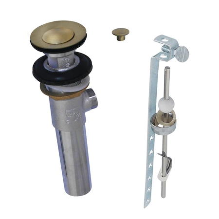 Kingston Brass Brass, Bathroom Sink Drain, Pop-Up Drain with Overflow Hole KB1003