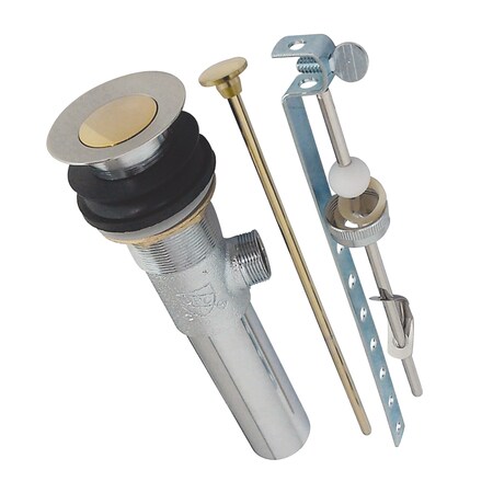 Kingston Brass Brass, Bathroom Sink Drain, Pop-Up Drain with Overflow Hole KB1004