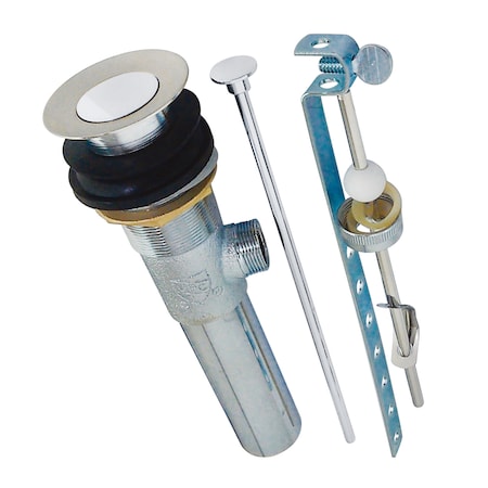 Kingston Brass Brass, Bathroom Sink Drain, Pop-Up Drain with Overflow Hole KB1007