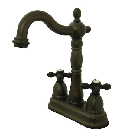 Heritage KB1495AX Bar Faucet Without Pop-Up Rod, Manual, 4" Mount, 2 Hole KB1495AX