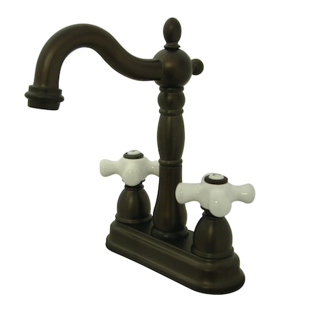 Heritage KB1495PX Bar Faucet Without Pop-Up Rod, Manual, 4" Mount, 2 Hole KB1495PX