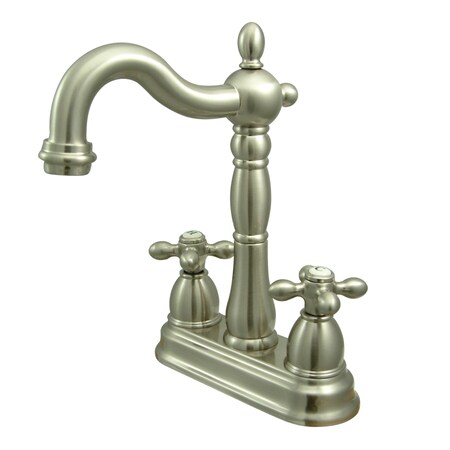 Heritage KB1498AX Bar Faucet Without Pop-Up Rod, Manual, 4" Mount, 2 Hole KB1498AX