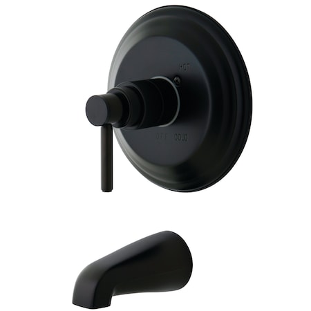 Kingston Brass Tub and Shower Faucet, Standard, 2, Wall Mount, Oil Rubbed Bronze KB2635DLTO