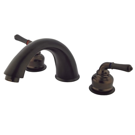 Kingston Brass Roman Tub Faucet, Oil Rubbed Bronze, Deck Mount KB365