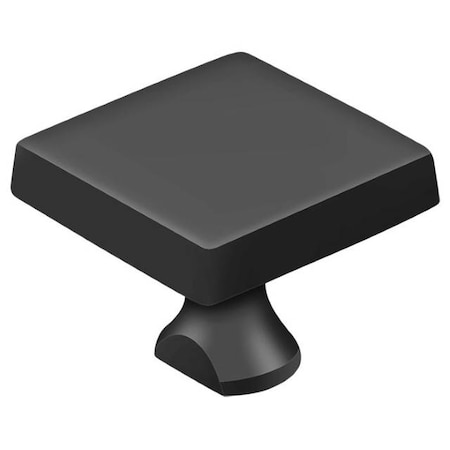 Deltana Solid Brass Square Knob For Heavy Duty Bolt Oil Rubbed Bronze KBSU10B