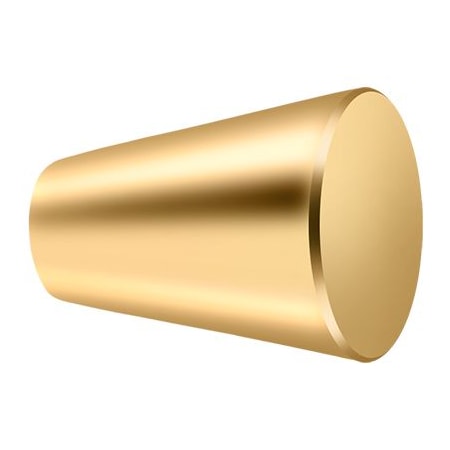 Deltana Knob Cone Cabinet 1" Lifetime Brass KC20CR003
