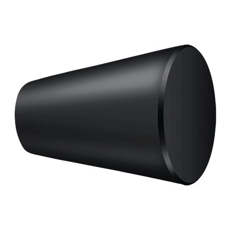 Deltana Knob Cone Cabinet 1" Black KC20U19