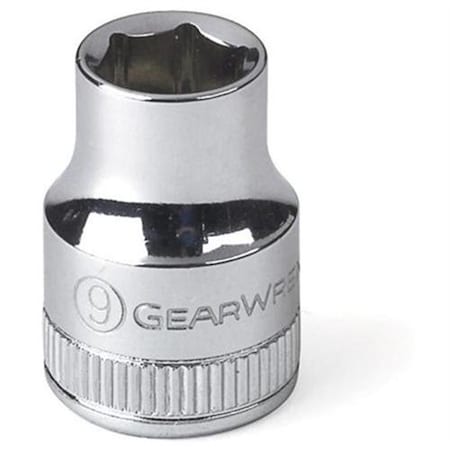 Gearwrench 1/4" Drive, 10mm Metric Socket, 6 Points, Standard, 6 pt., 1/4"Drive, 10mm 80132