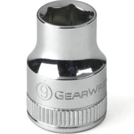 Gearwrench 1/4" Drive, 12mm Metric Socket, 6 Points, Std, Mtrc, 6 pt./12 pt., 1/4"Dr, 12mm 80134