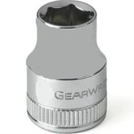 Gearwrench 1/4" Drive, 15mm Metric Socket, 6 Points, Metric Stnd Lngth Sockets, 6/12Pts, 1/4"Dr 80137
