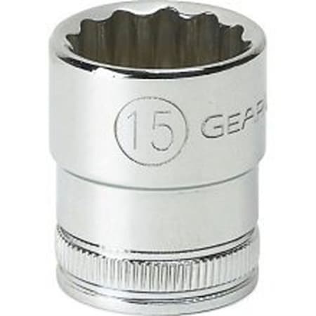 Gearwrench 1/4" Drive, 10mm Metric Socket, 12 Points, Standard 10mm, 1/4"Dr, 12Pt 80204