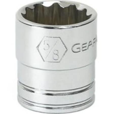 Gearwrench 1/4" Drive, 5/16" SAE Socket, 12 Points, Standard, 1/4"Drive, 5/16 80214