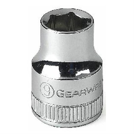 Gearwrench 3/8" Drive, 21mm Metric Socket, 6 Points, Standard, Metric, 6 pt., 3/8"Dr, 21mm 80331