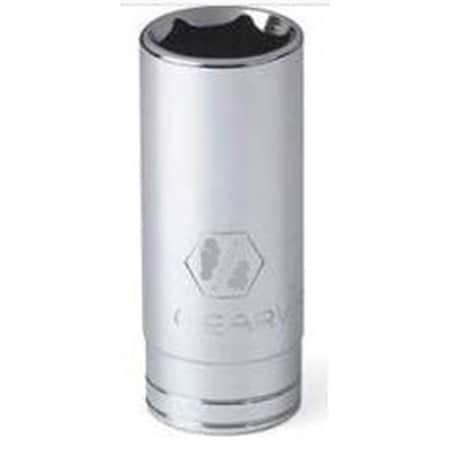 Gearwrench 3/8" Drive, 1/2" SAE Socket, 6 Points, SAE Deep 6Pt, - 1/2", 3/8"Dr 80367