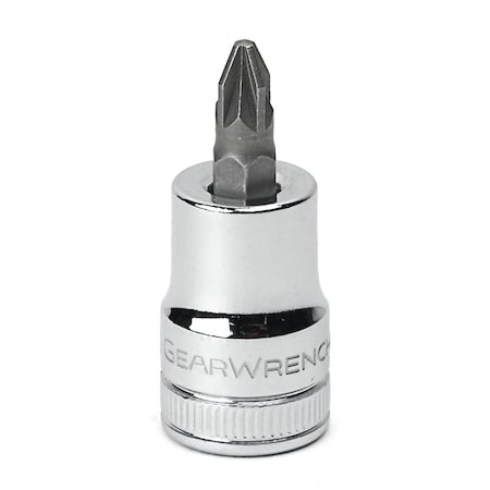 Gearwrench Slttd/Phlps/Bit Sockets, 3/8"Dr 80470