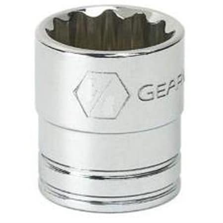 Gearwrench 3/8" Drive, 7/16" SAE Socket, 12 Points, Standard 12Pt, 7/16", 3/8"Dr 80499