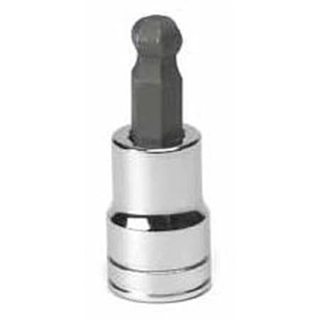 Gearwrench SAE/Mtrc Ball End Hex Bit Socket, 3/8"Dr 80541