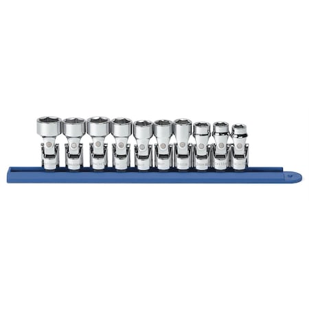 Gearwrench Metric Flex Socket Set, 3/8"Dr, 10 pcs. 80565