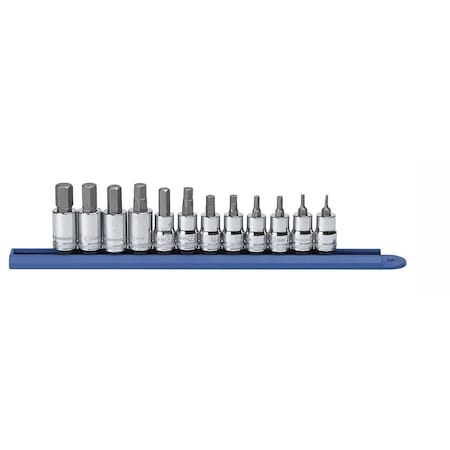 Gearwrench 3/8" Drive Hex Bit Socket Set, Metric, 12 pcs 80580