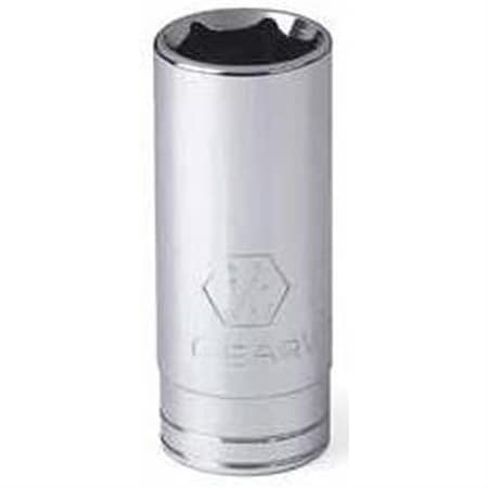 Gearwrench 3/8" Drive, 1" SAE Socket, 6 Points, SAE Deep Length 6Pt, 3/8"Dr 80593