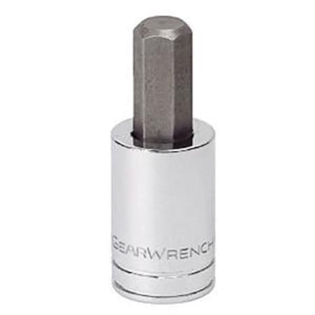 Gearwrench SAE/Metric Hex Bit Sockets, 1/2" Drive, Number of Points: 6 80661