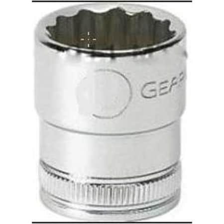 Gearwrench 1/2" Drive, 21mm Metric Socket, 12 Points, Mtrc Std Length 1/2"Dr, 21mm, 12Pnt 80756