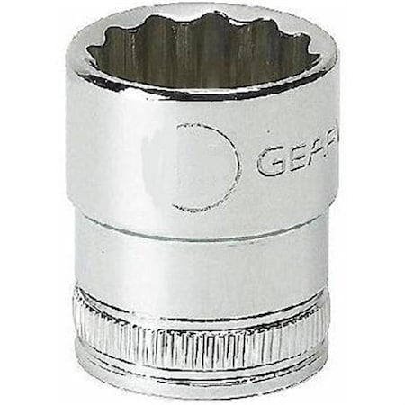 Gearwrench 1/2" Drive, 30mm Metric Socket, 12 Points, Std, Mtrc, 6 pt./, 1/2"Dr, 30mm 80813