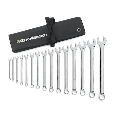 Gearwrench Combo Non-Ratchet Wrench Set, SAE, 15 pcs. 81918