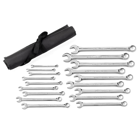 Gearwrench Metric Long Pattern Combination Non-Ratcheting Wrench Set, 18 Piece KDT81920