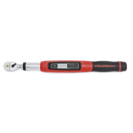 Gearwrench Electronic Torque Wrench 7.4, 99.6 Ft/Lbs, 3/8" Drive KDT85076