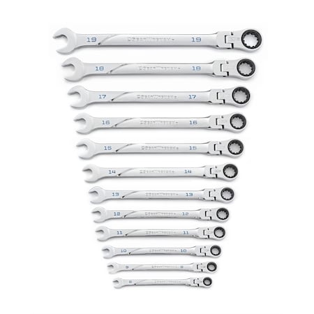 Kd Tools Univ Spline Ratcheting Wrenches, 12 pcs. 86229