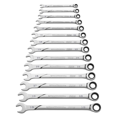 Gearwrench Universal Spline Metric Xl Combination Ratcheting Wrenches, 14 P, 120Xp KDT86426