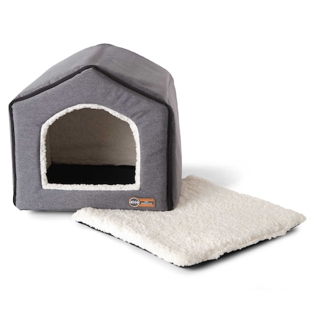 K&H Pet Products Indoor Pet House Gray 16"x 15"x 14 KH3643