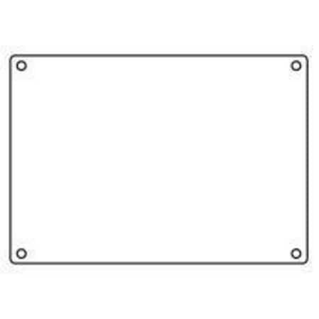 Hubbell Killark Box Cover, 3 Gang, Aluminum, Blank Cover Type 3FSBC