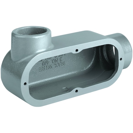 Hubbell Killark Conduit Body, LL, Gray, FE, 2-1/2" LL78