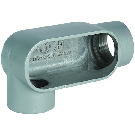 Hubbell Killark Conduit Bdy, 2 1/2", LR, Iron LR77