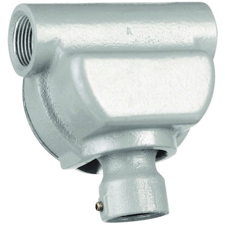 Hubbell Killark Conduit Fitting 3/4 in, Threaded, Copper, Plain, Gray FHT-22