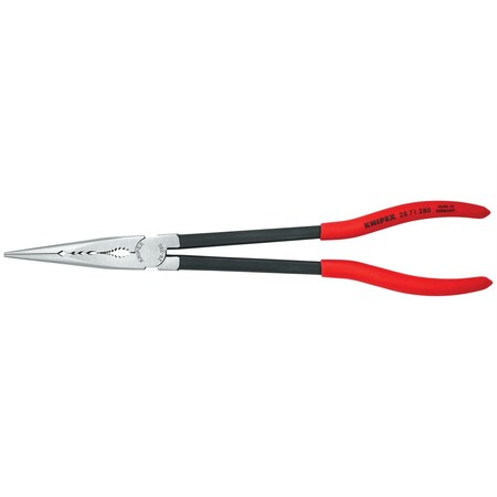 Knipex Extra Long Needle Strght Nose Pliers, 11" KNP2871280