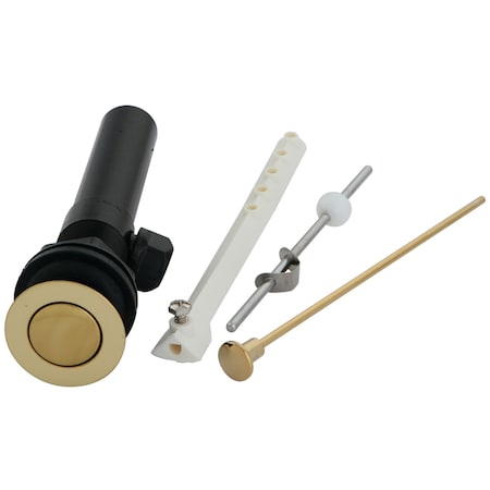 Kingston Brass Brass, Bathroom Sink Drain, Pop-Up Drain with Overflow KP1002